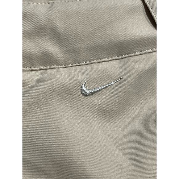 Nike Performance Pants Womens Small Golf Hiking Stretch Zip Pocket Cream Khaki - Picture 11 of 16
